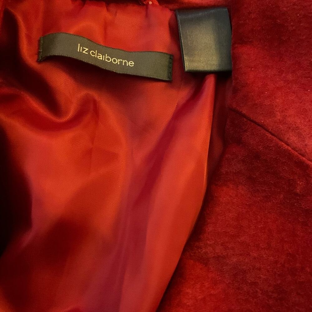Liz Claiborne 100% Suede Button Up Jacket Coat sz L - Picture 8 of 9